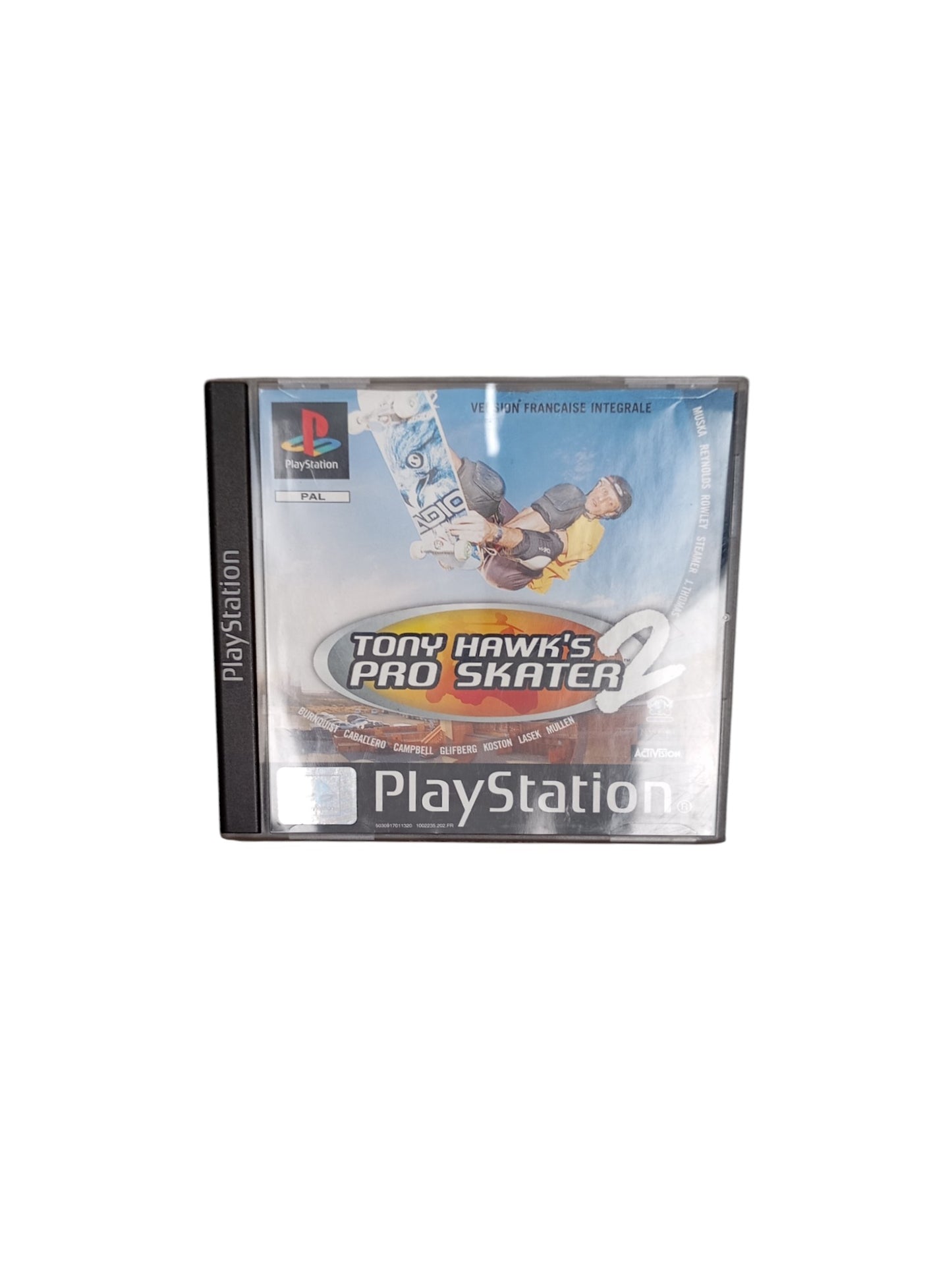 Tony Hawk Pro Skater 2 PlayStation 1 PS1 complet en boîte avec disque et notice