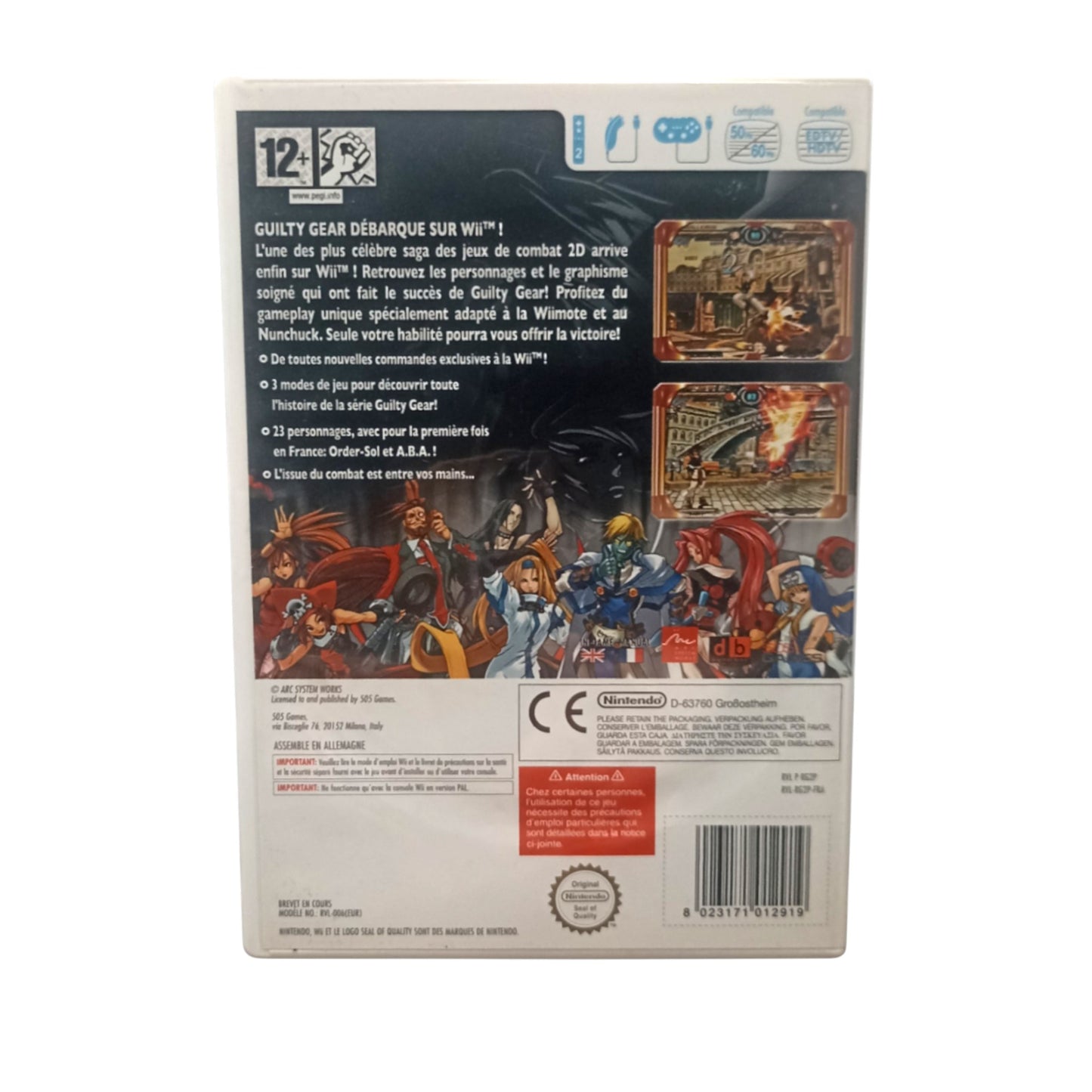 Guilty Gear XX Accent Core (WII) complet