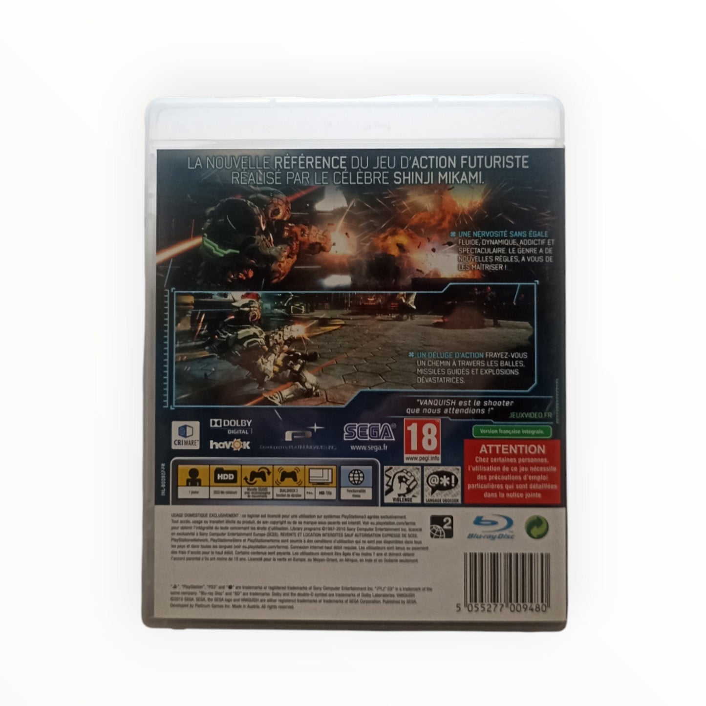 Vanquish – PlayStation 3 (PS3) – Complet - Masaru