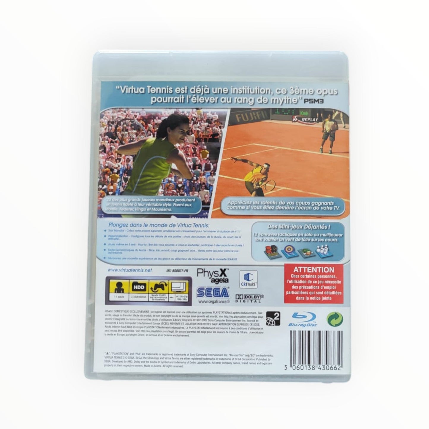 Virtua Tennis 3 – PlayStation 3 (complet) - Masaru