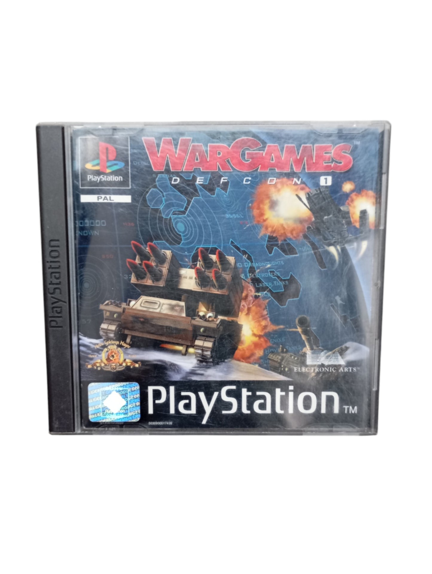 WarGames Defcon 1 PlayStation 1 complet en boîte avec CD et notice