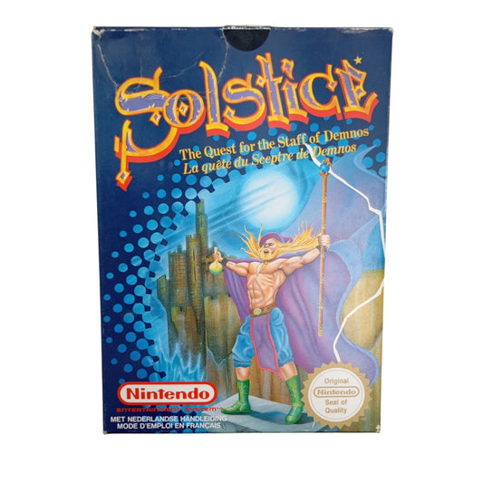 Solstice: The Quest for the Staff of Demnos – Nintendo NES (complet)