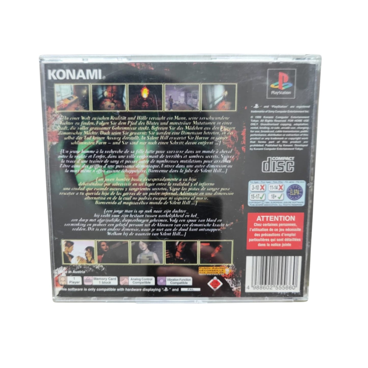 Silent Hill – PlayStation 1 (complet)