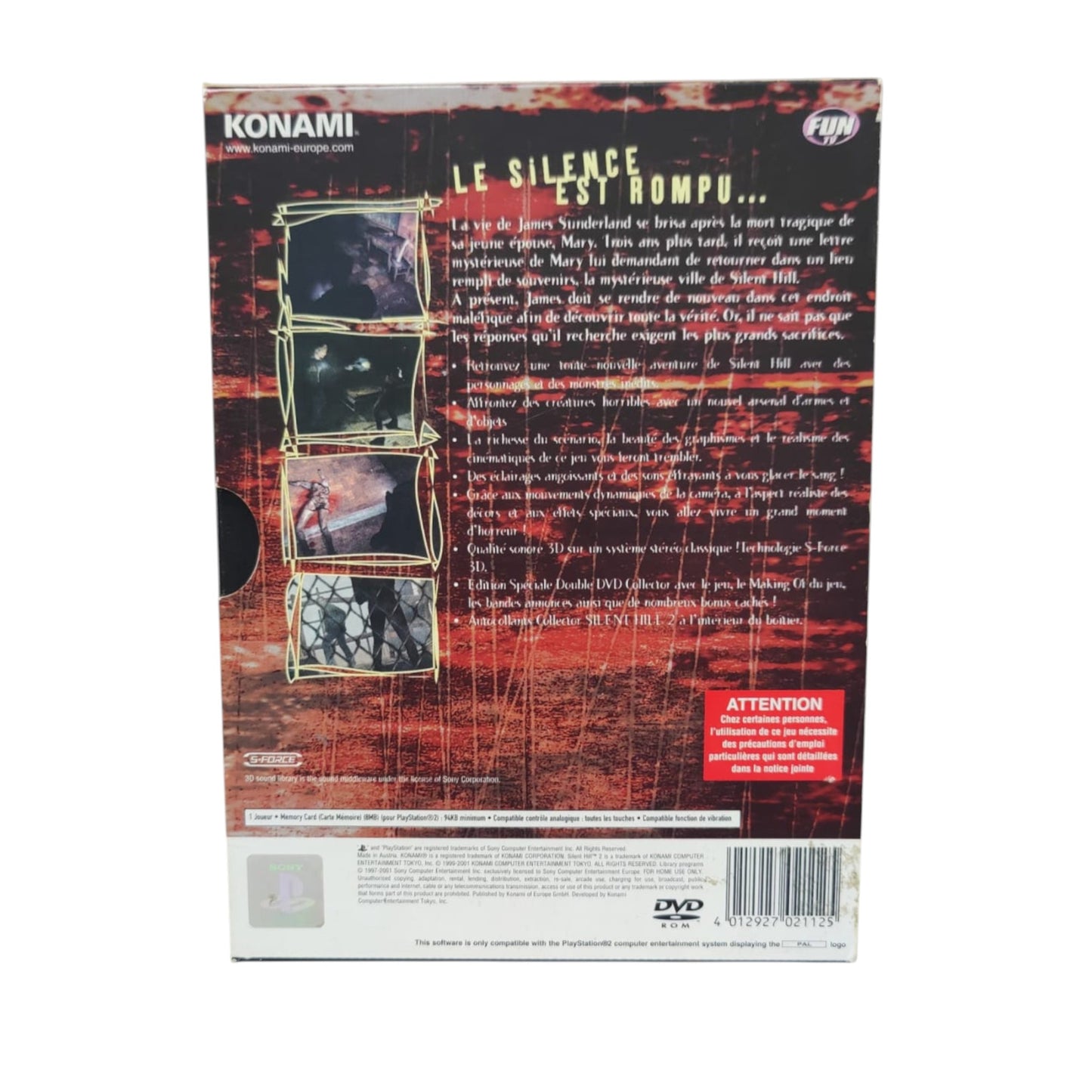Silent Hill 2 – Édition Spéciale Double DVD Collector – PlayStation 2 (complet)