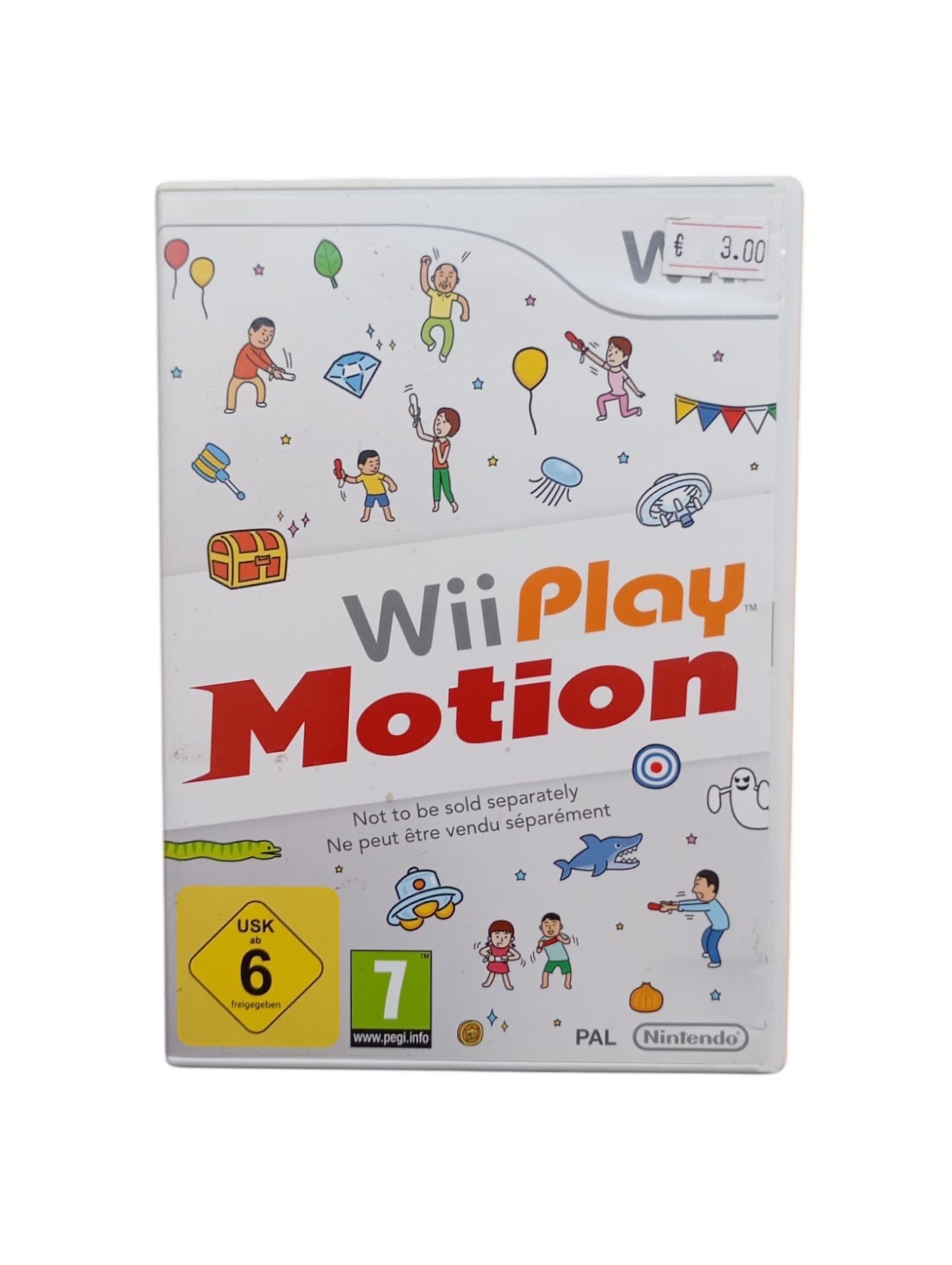 Wii Play Motion Nintendo Wii en boîte avec disque sans notice"