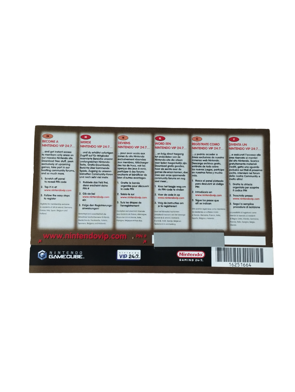 Carte VIP The Legend of Zelda : Four Swords Adventures