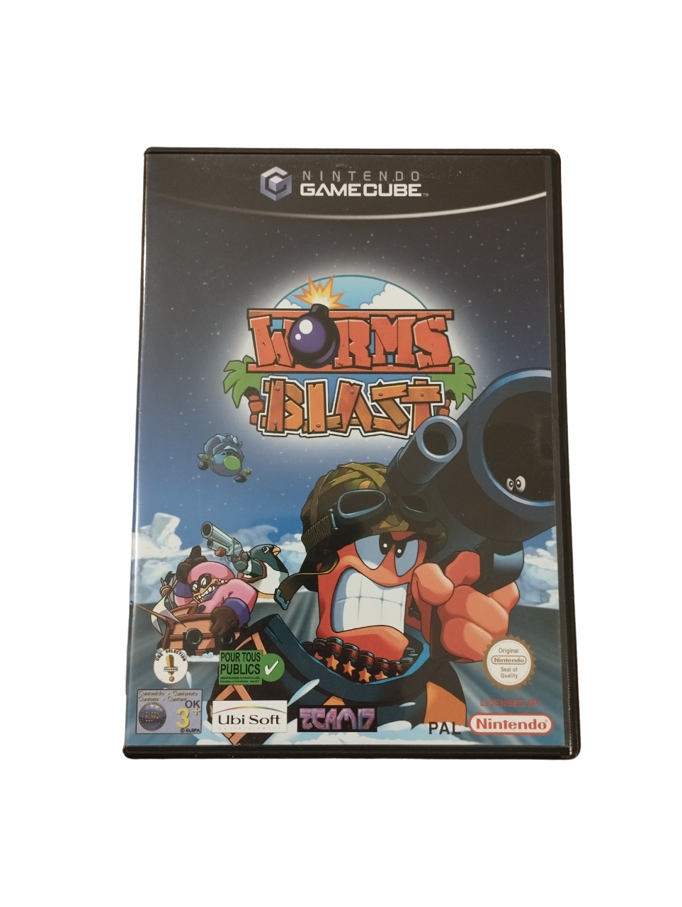 Worms Blast Jeu Gamecube Avec Notice AK10 3307210114402 Worms Blast Jeu Gamecube Avec Notice AK10 3307210114402