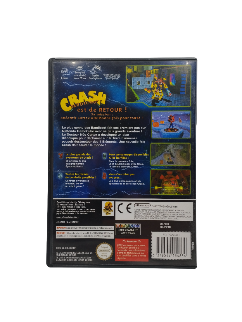 Crash Bandicoot : La Vengeance de Cortex GameCube
