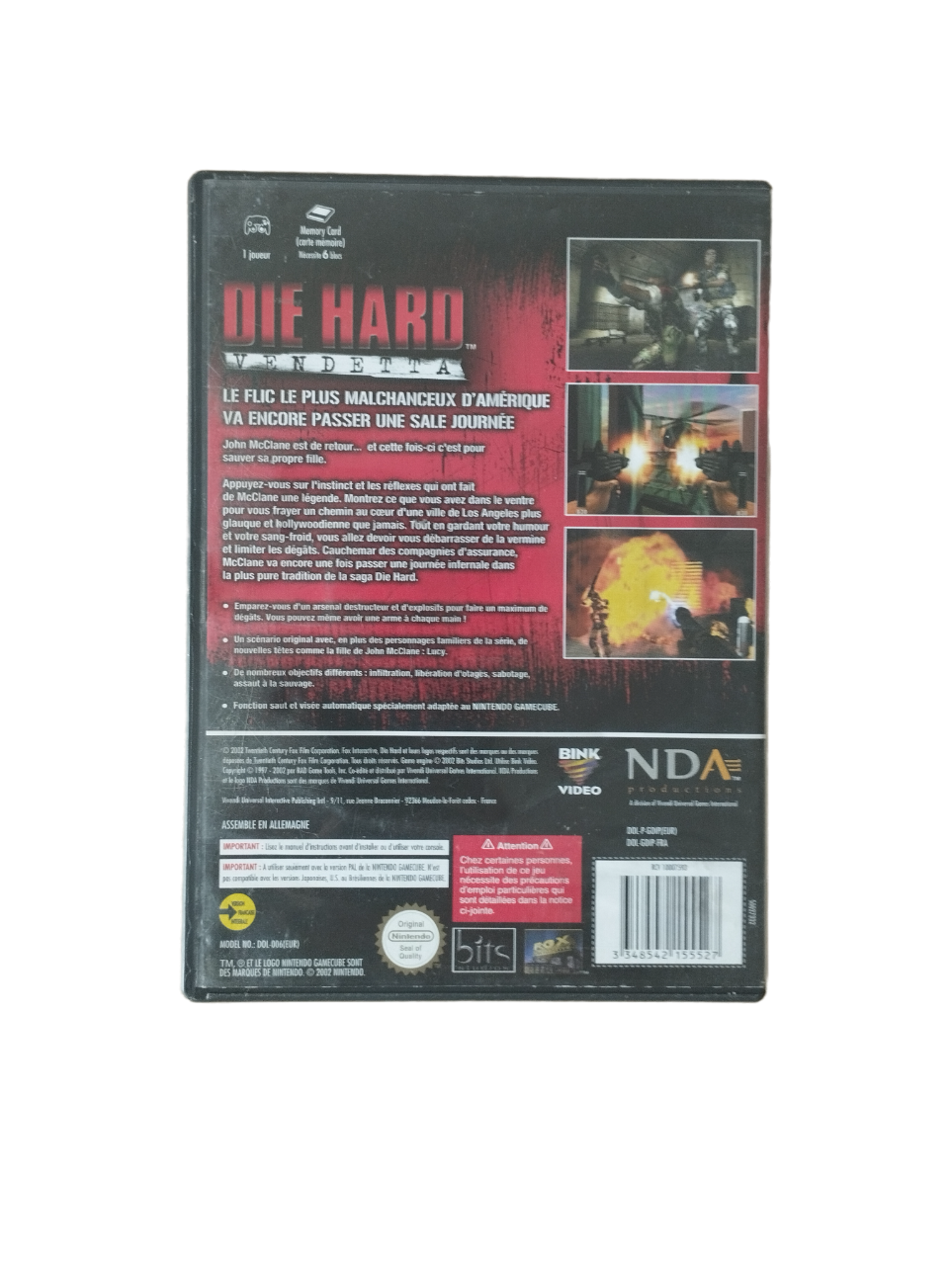 Die Hard : Vendetta (Joueur)