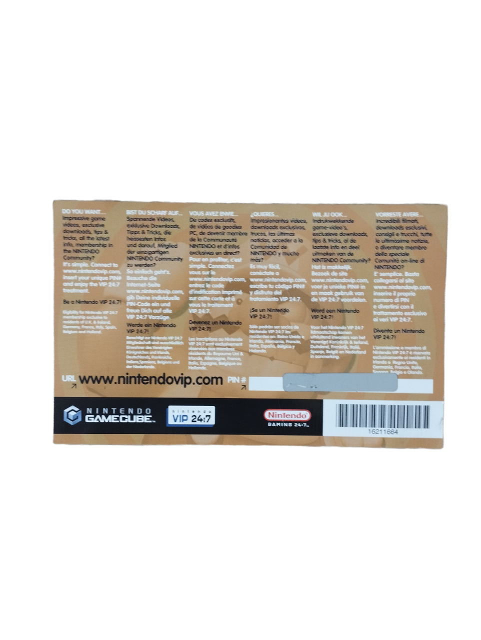 Carte VIP Wario World