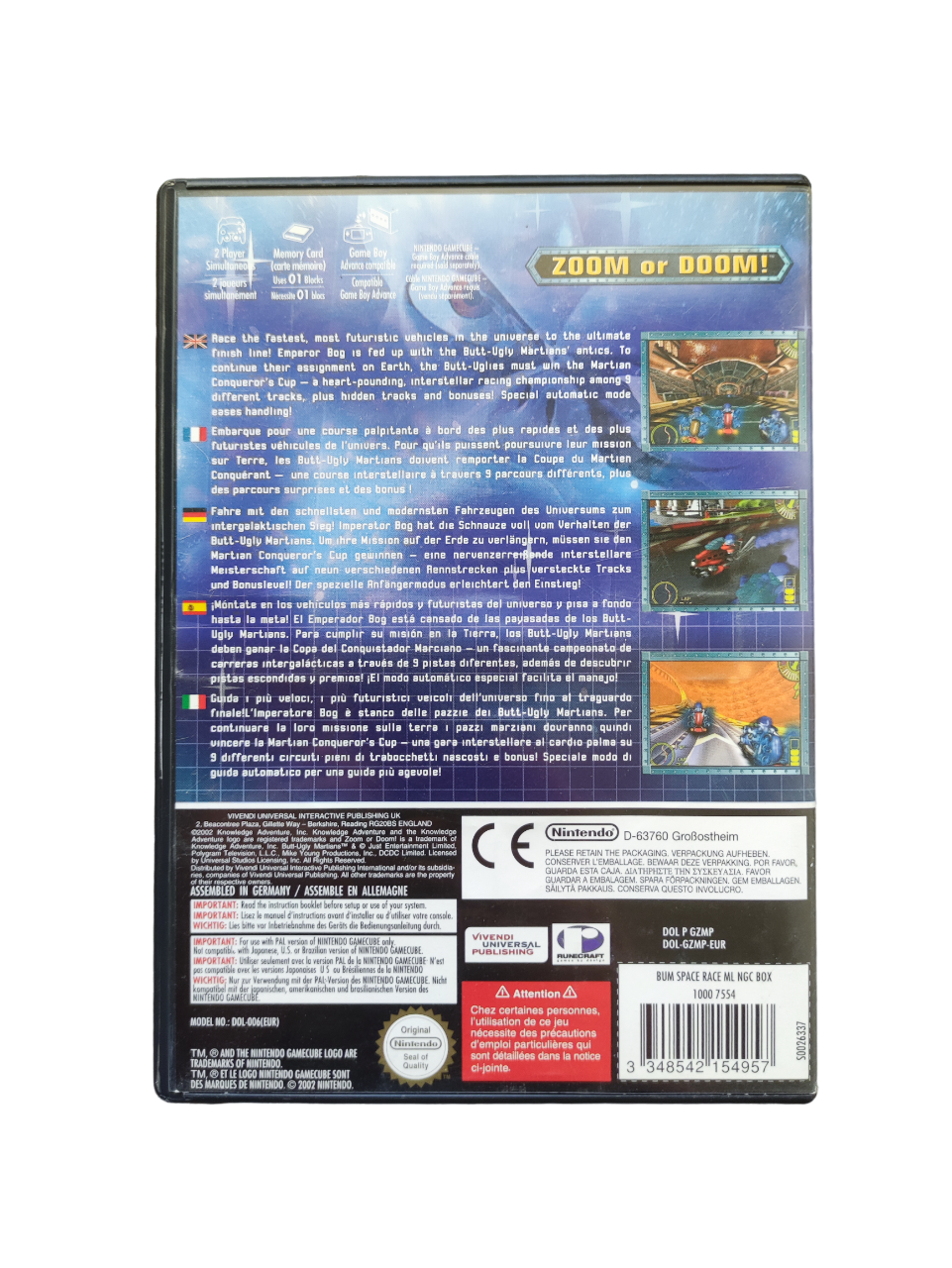 Butt-Ugly Martians : Zoom or Doom ! GameCube