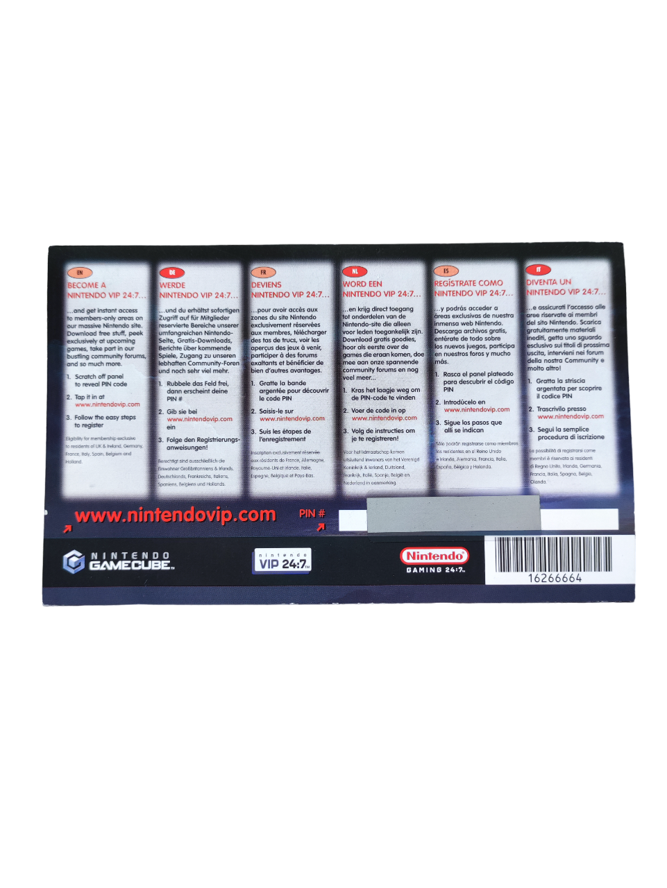 Carte VIP Geist