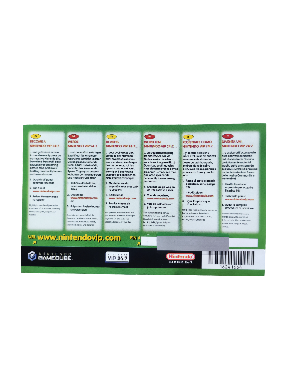 Carte VIP Mario Golf : Toadstool Tour