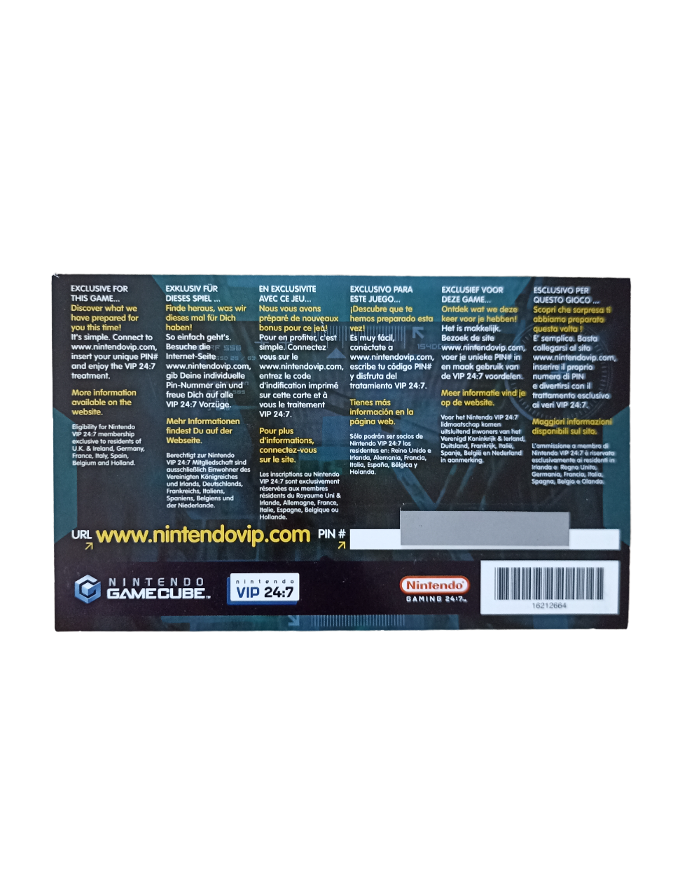 Carte VIP Metroid Prime