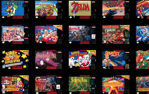 Liste complète des jeux Super Nintendo (529)