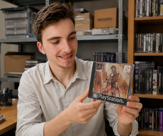 yanis avec le jeu vandal heart ps1