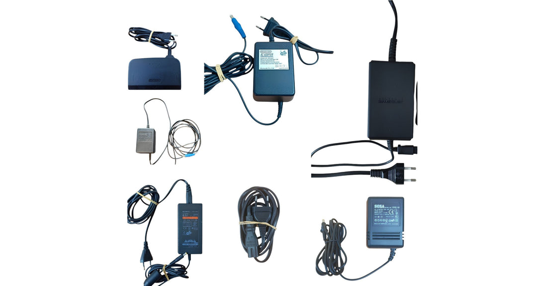 Câbles d’alimentation consoles rétro : Nintendo, PlayStation, Xbox, Sega - Masaru