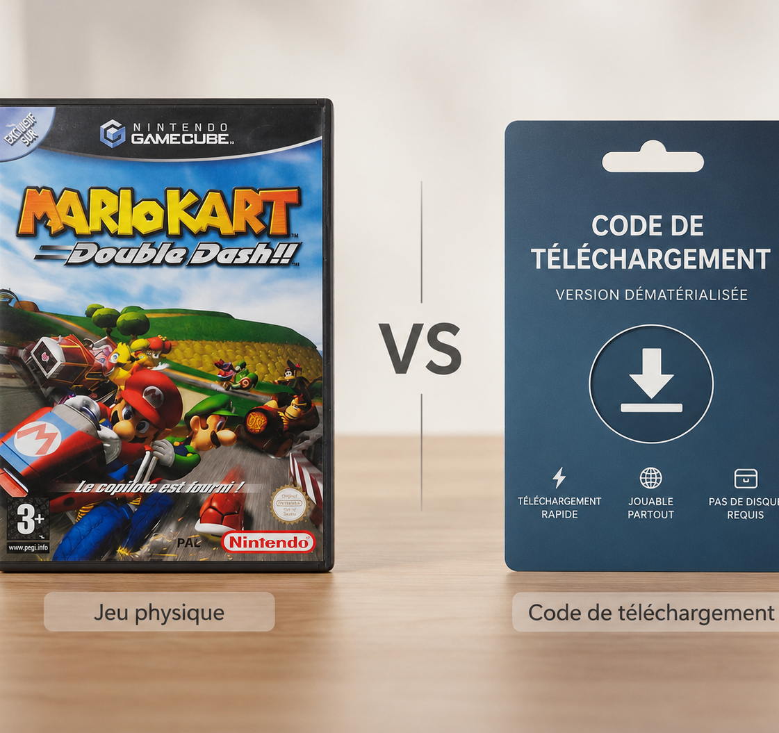 Jeu physique ou dématérialisé : lequel choisir ?