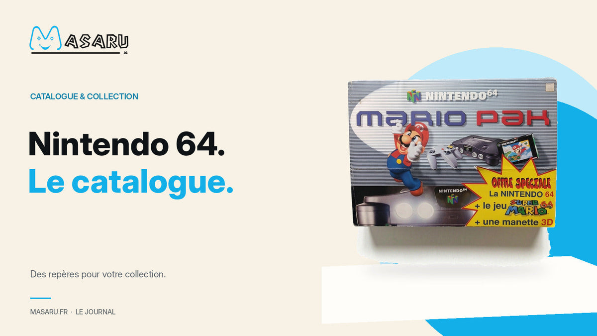 Pack Nintendo 64 Mario Pak pour découvrir la liste des jeux Nintendo 64.