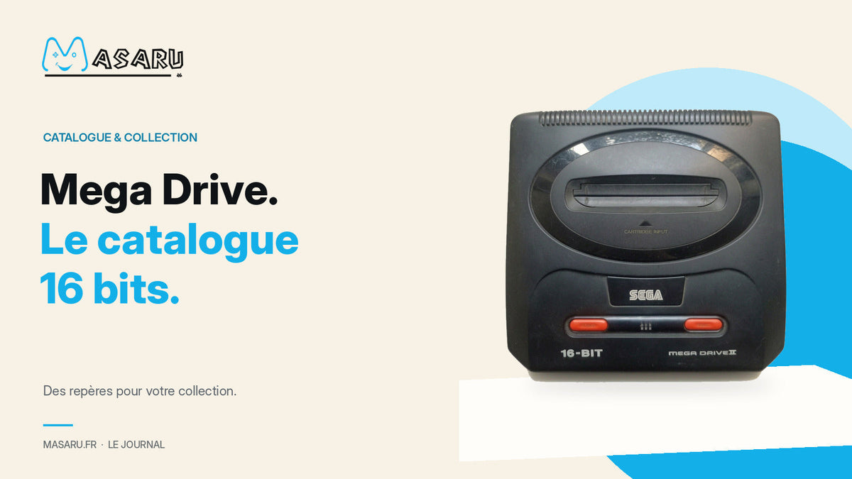 Console Sega Mega Drive pour le catalogue de jeux de la console.