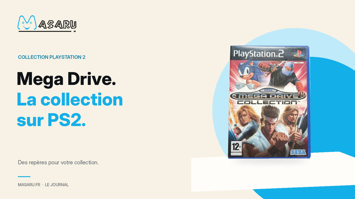 Boîte originale Sega Mega Drive Collection sur PlayStation 2.