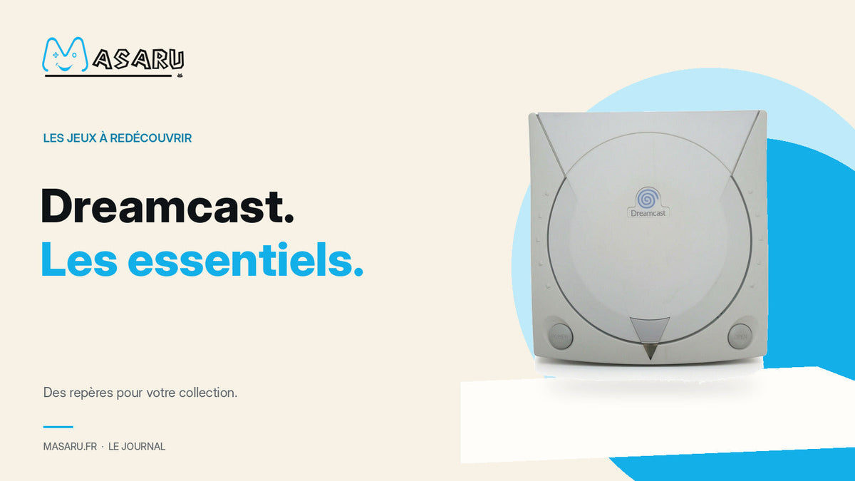 Console Sega Dreamcast originale pour le guide des meilleurs jeux Dreamcast.