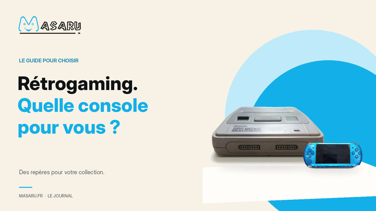Consoles Super Nintendo et Sony PSP pour comparer les usages du rétrogaming.