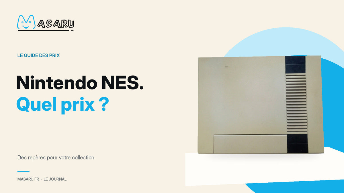 Console Nintendo NES originale illustrant son guide de prix.
