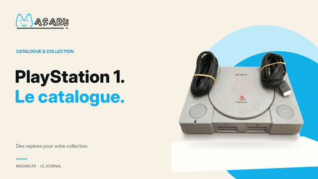 Console Sony PlayStation pour explorer le catalogue de jeux PS1.