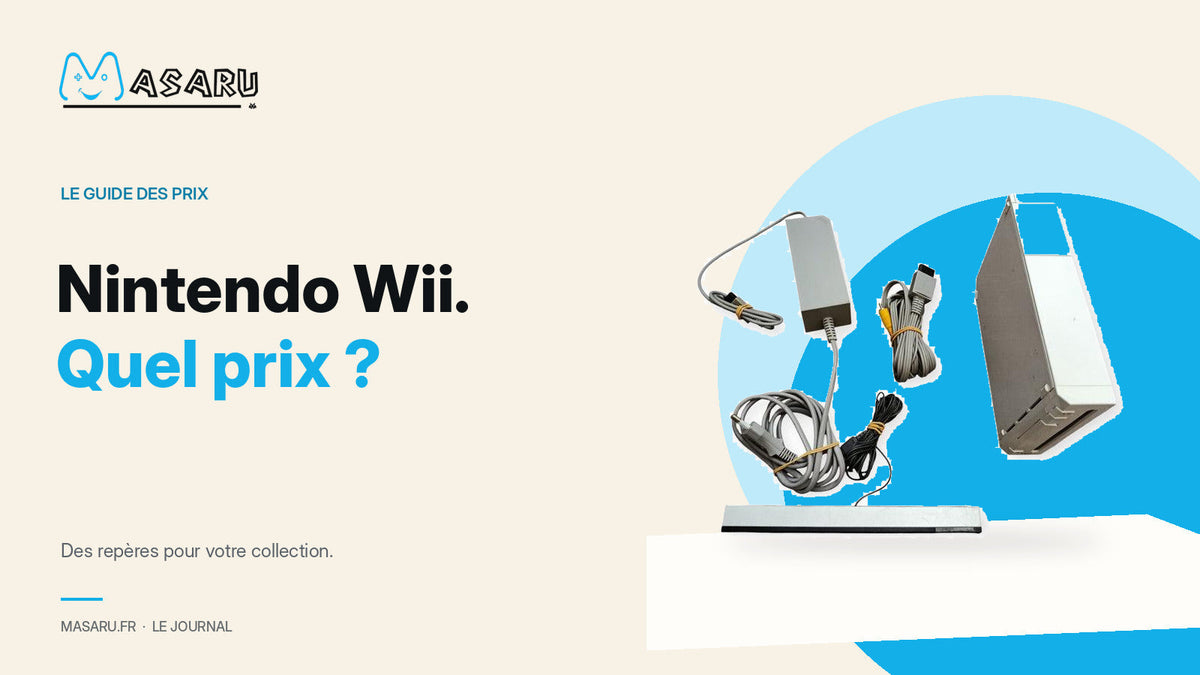 Console Nintendo Wii et ses accessoires pour le guide de prix.