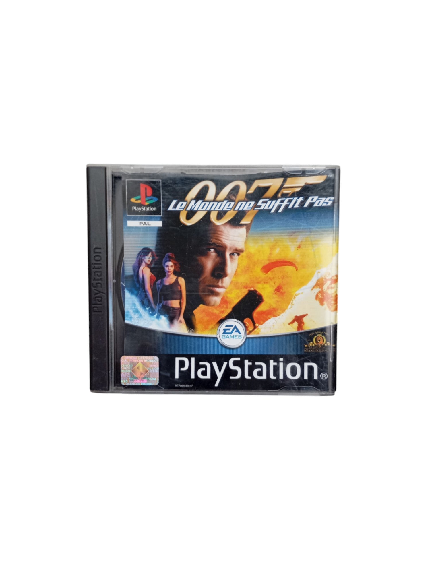 007 Le Monde ne Suffit Pas PlayStation 1 en boîte avec CD sans notice