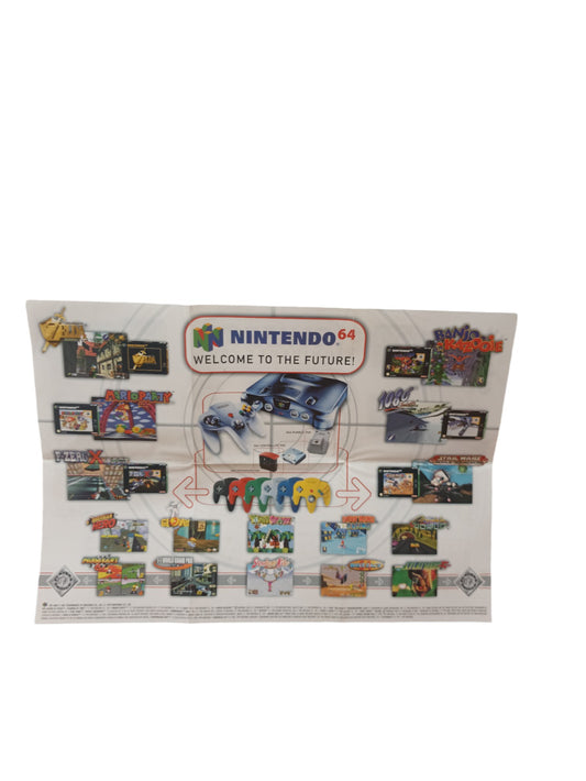 Dépliant Publicitaire Nintendo 64