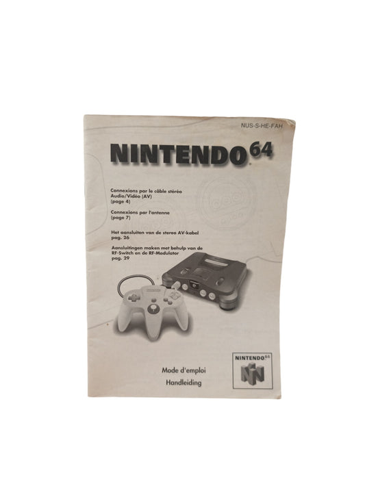 Notice Console Nintendo 64 FAH