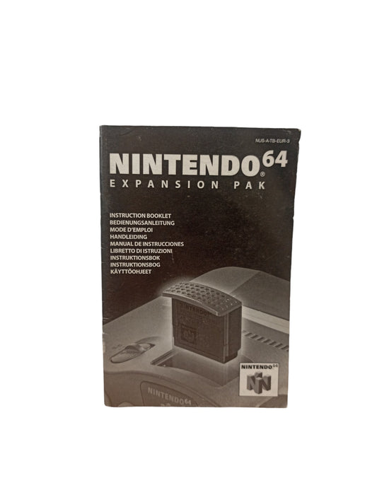 Notice expansion Pak Nintendo 64 EUR-3