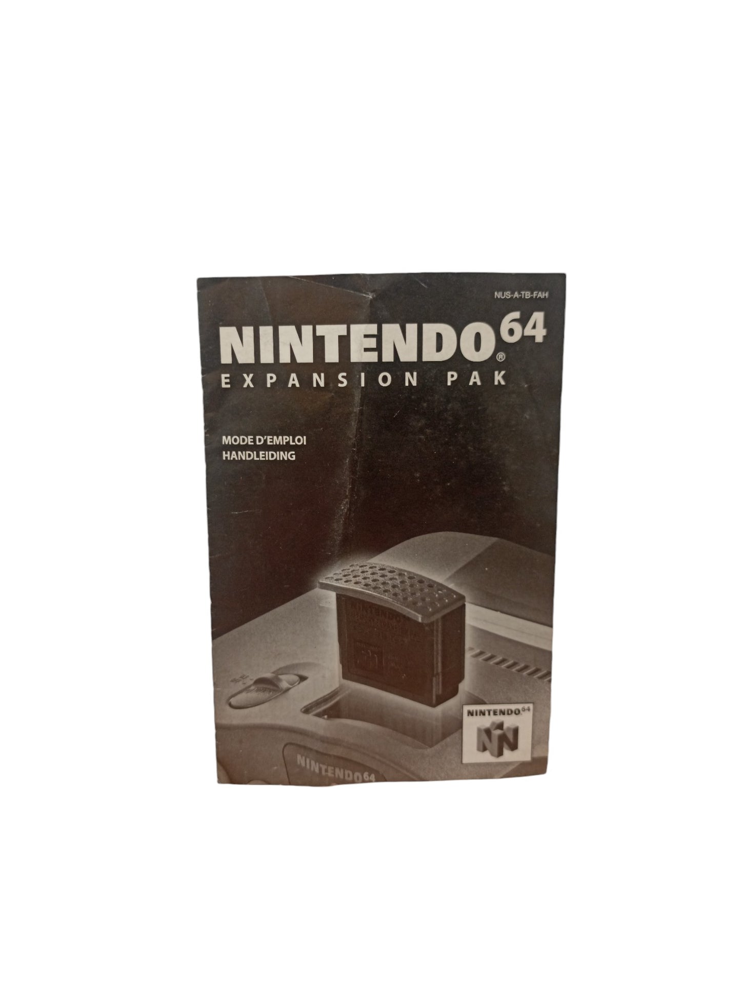 Notice expansion Pak Nintendo 64 FAH