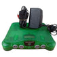 Console Nintendo 64 N64 Vert Transparent