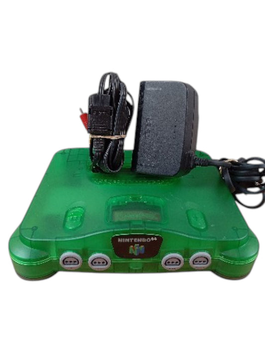 Console Nintendo 64 N64 Vert Transparent