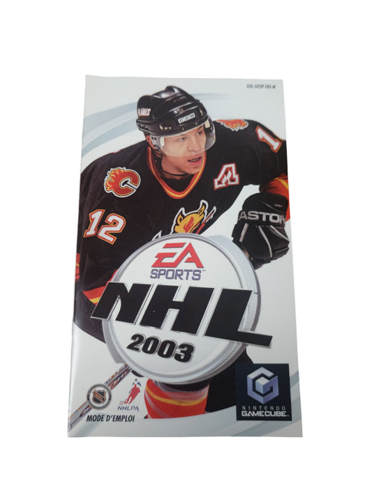 Notice NHL 2003