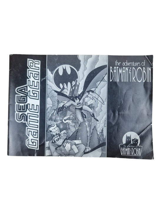 Notice Batman L'aventure de Batman & Robin Game Gear