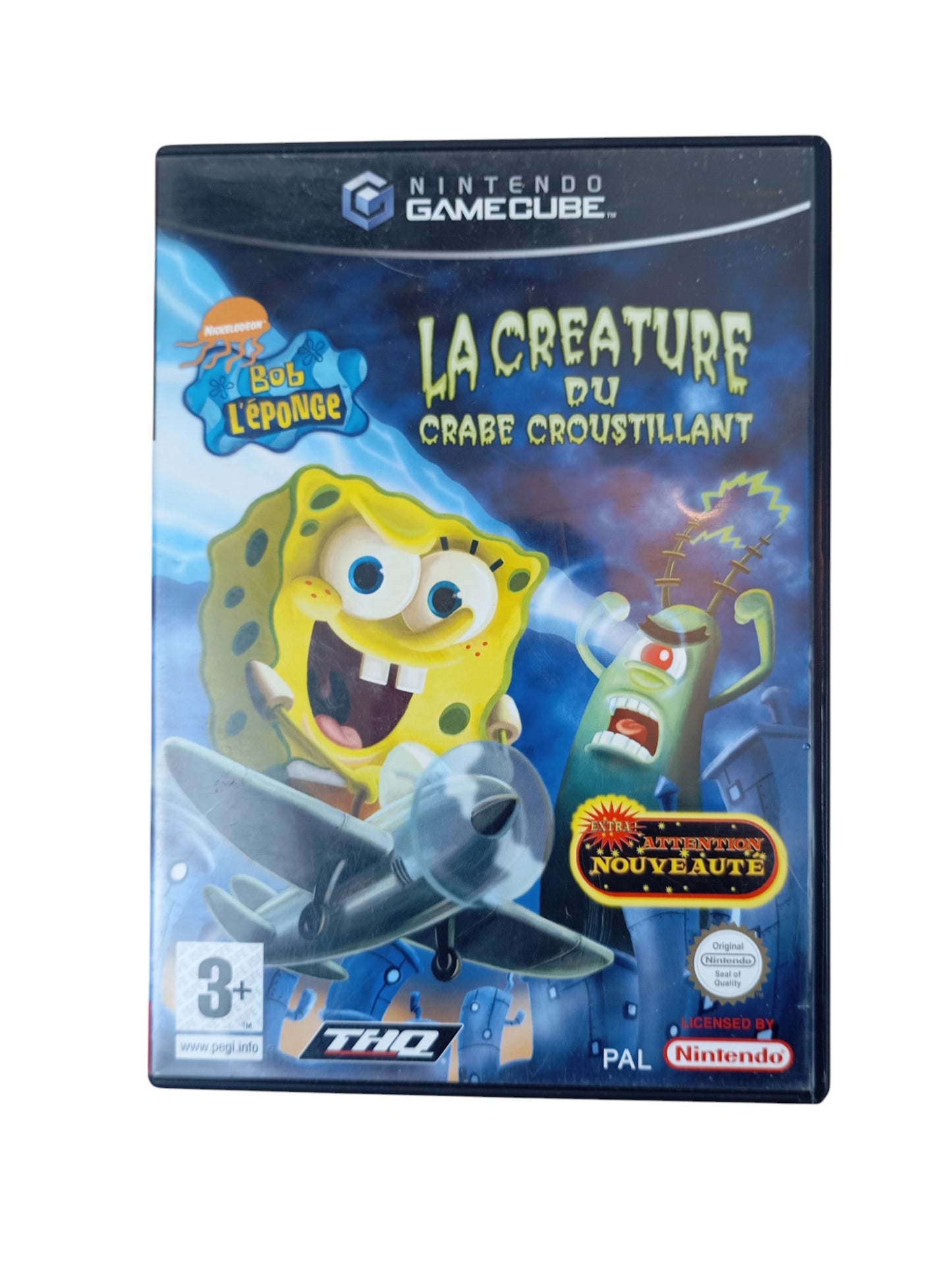 Bob l'Eponge La créature du crabe Croustillant GameCube