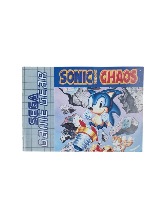 Notice Sonic Chaos Game Gear