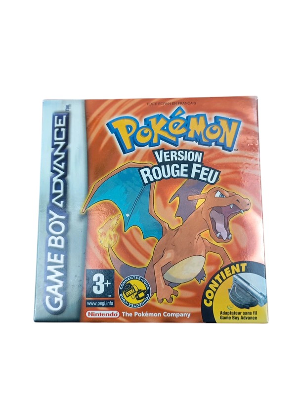 Pokémon Rouge Feu Game Boy Advance Complet FRA