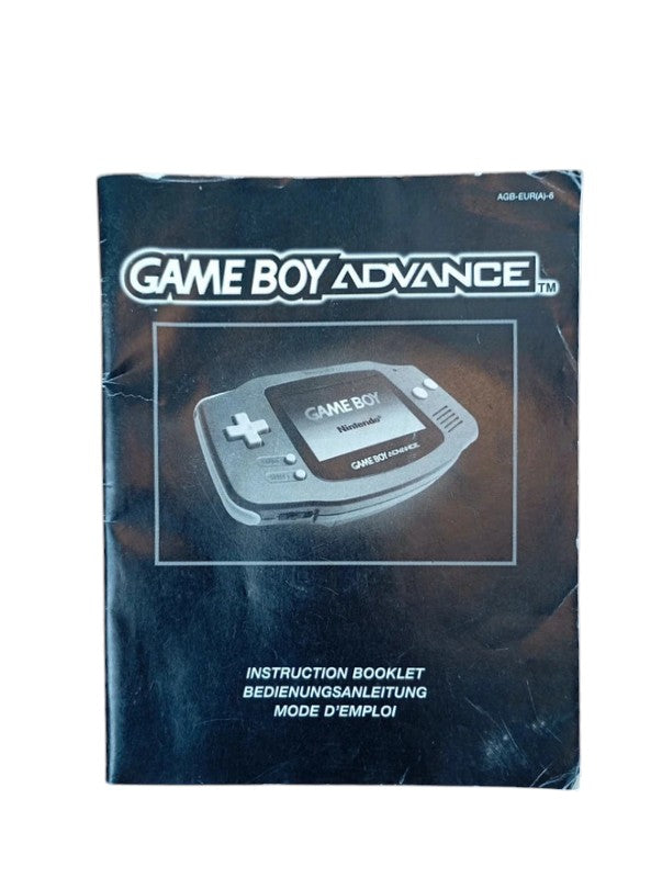 Notice Console Game Boy Advance