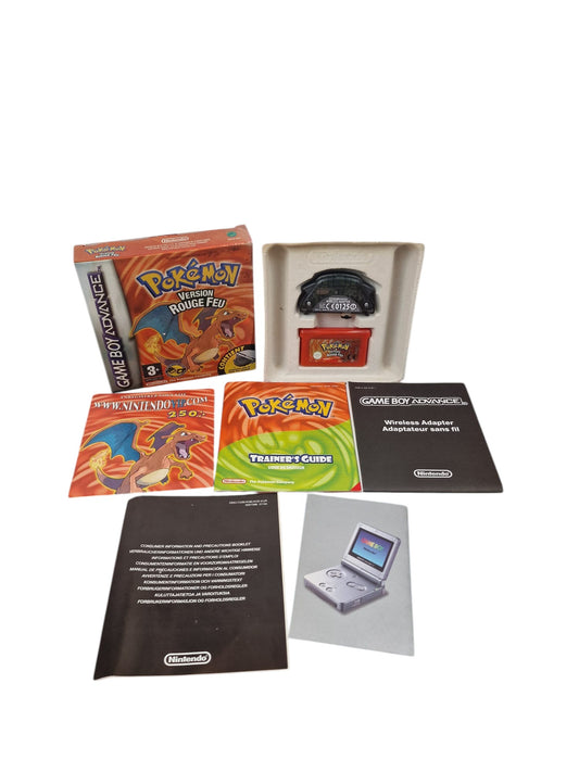 Pokémon Rouge Feu Game Boy Advance Complet FRA