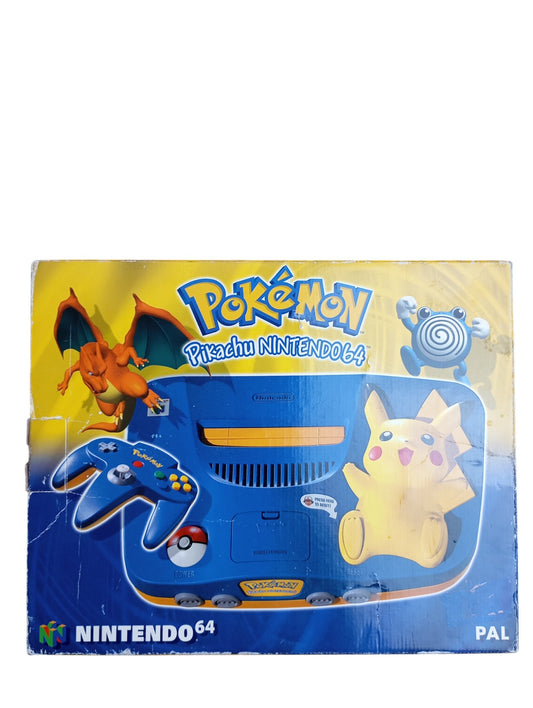 Pack Console Nintendo 64 Pokémon Pikachu Spécial Complet