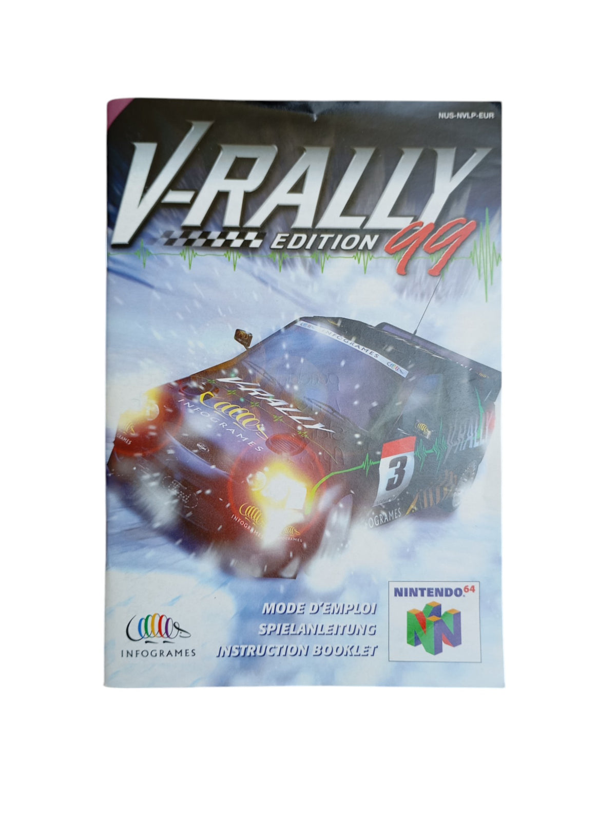V-Rally 99 en boîte Nintendo 64