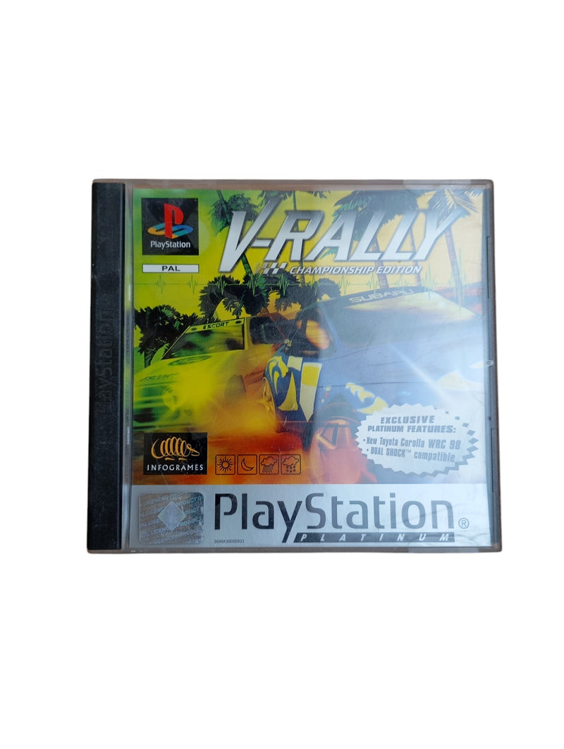 V-rally Playstation 1 Version Platinium