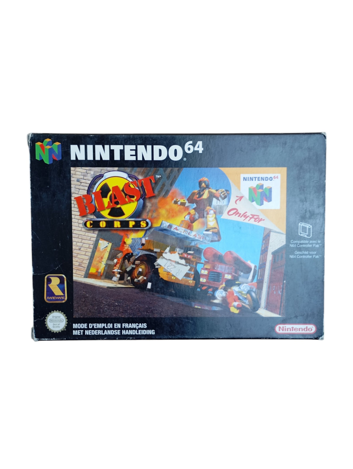 Blast Corps en boîte FRA Nintendo 64