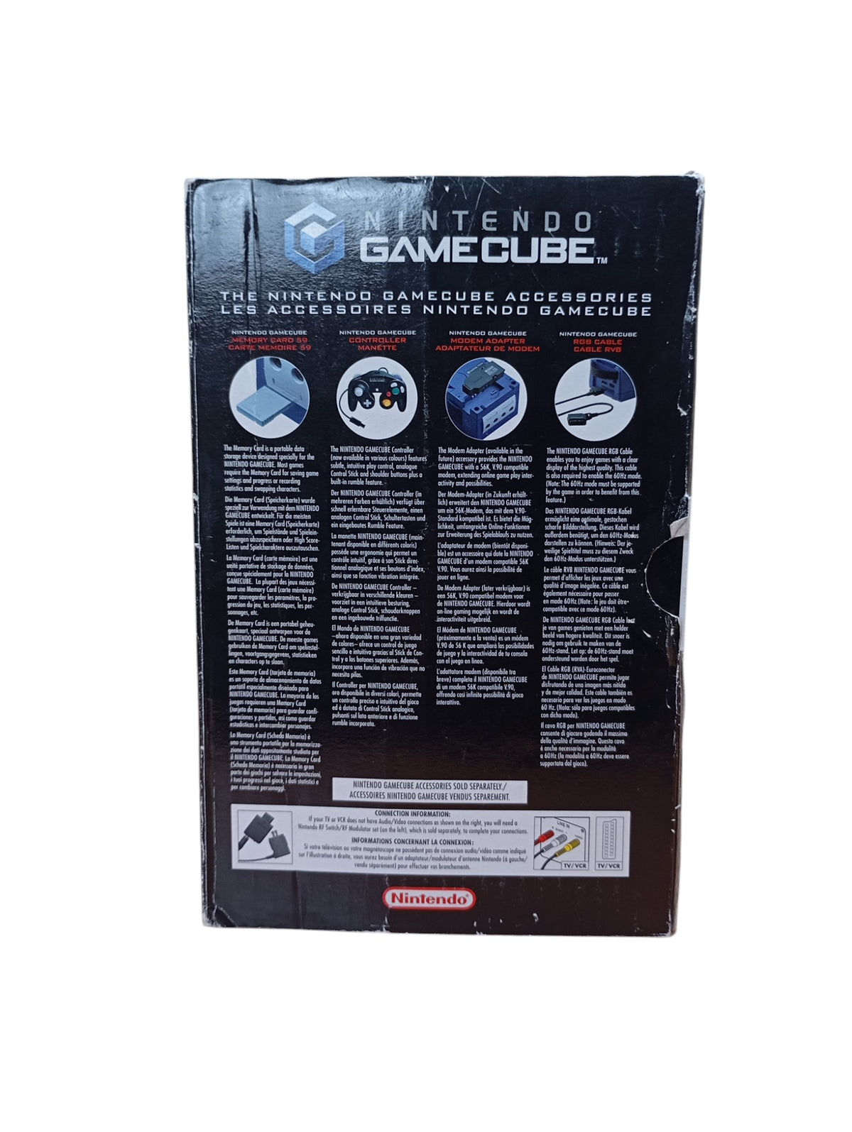 Boite seule Console GameCube Violette