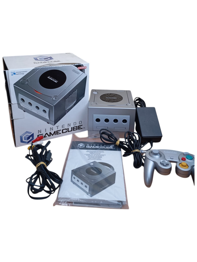 Console Grise Gamecube en boîte